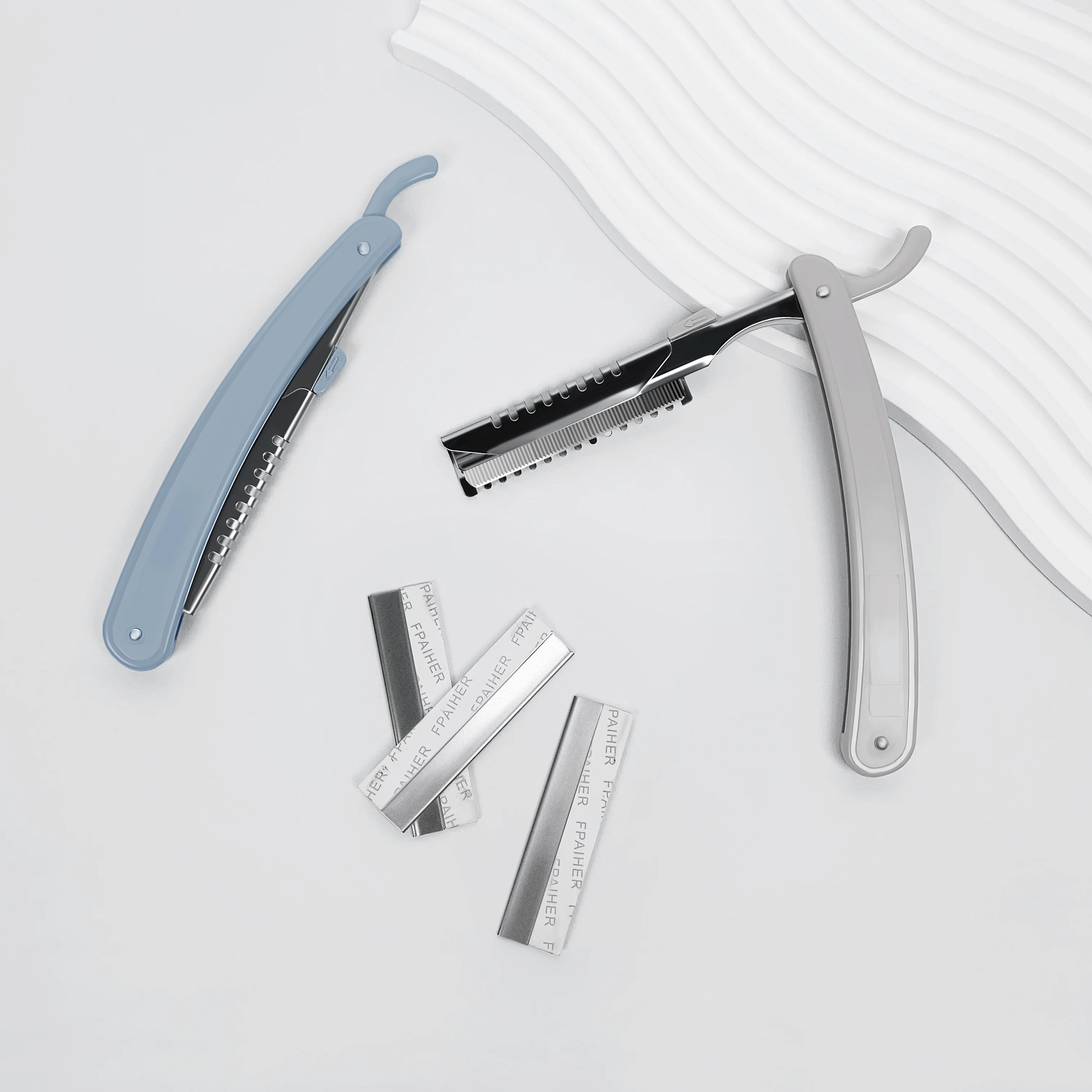 Private Label Logo Makeup Painless Eyebrow Maintenance Shaving Grooming Women Face And Body Safe Trimmer 4Pcs Eyebrow Razor