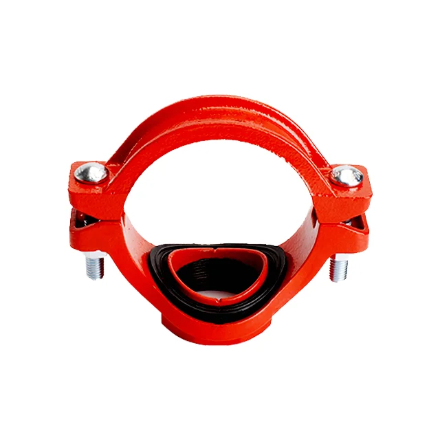 Fire Protection System Fire Fighting Pipes Ductile Iron Pipe Fittings Mechanical Tee Fire Sprinklers