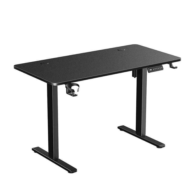 Novelty  electric stand up desk gamer computer table gaming work height adjustable extendable desk for home office
