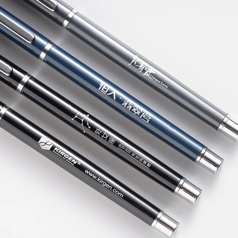Manufacturers Supply High-grade Metal Signature Pen Business Advertising Custom Logo Laser Engraving Gel Pen