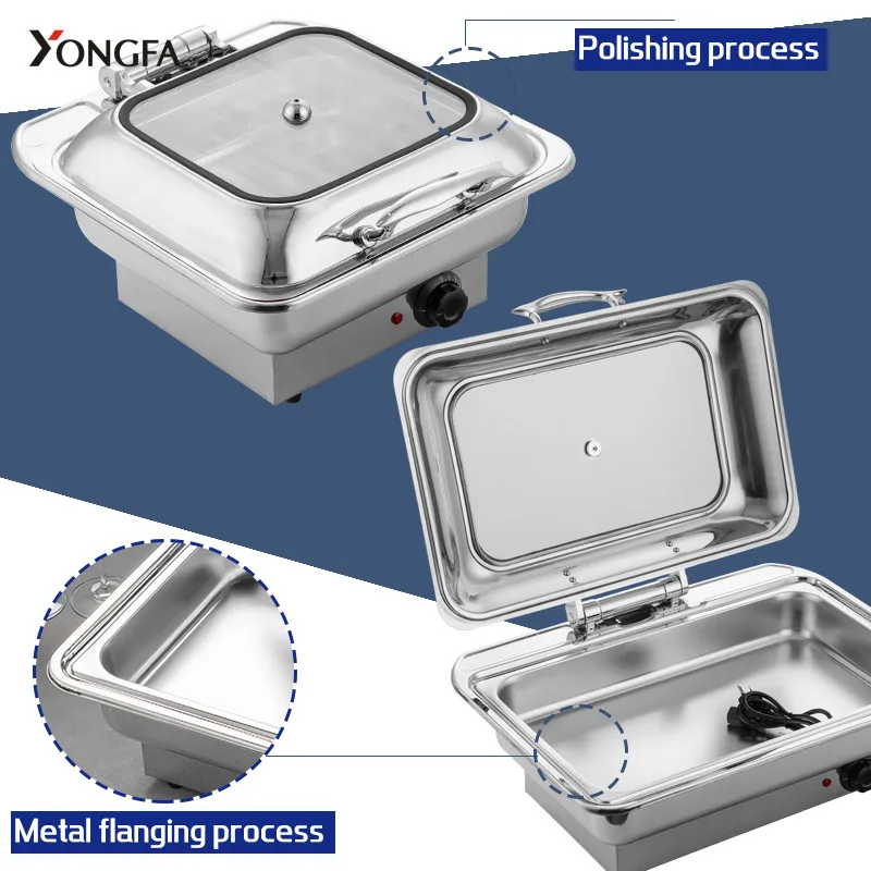  Quality Approved Stainless Steel Alcohol Heated Food Warmer Chafing Dish Catering
