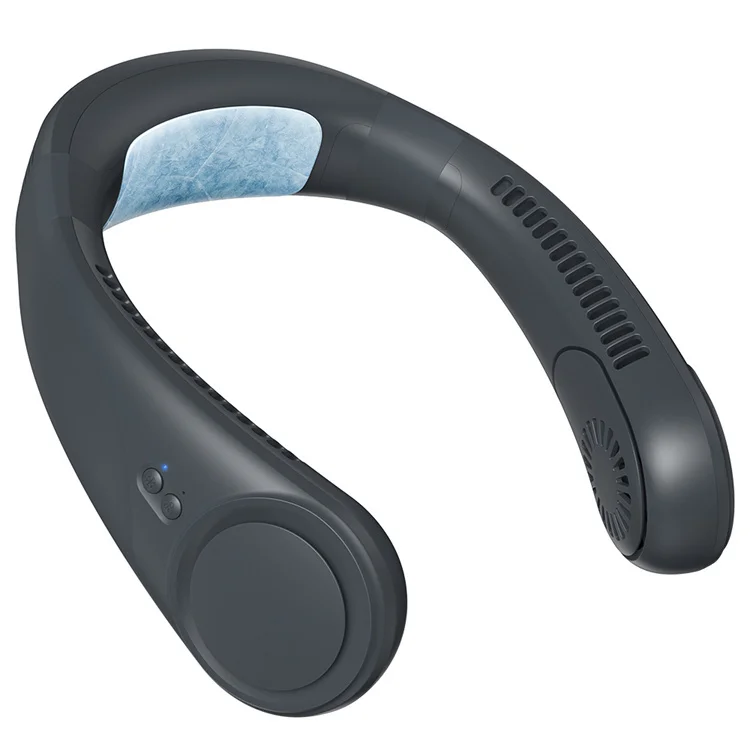 Portable 4000MAH Rechargeable Battery Type-C Cooling Neck Fan band vaneless wholesale mini hanging air conditioner for neck fanS