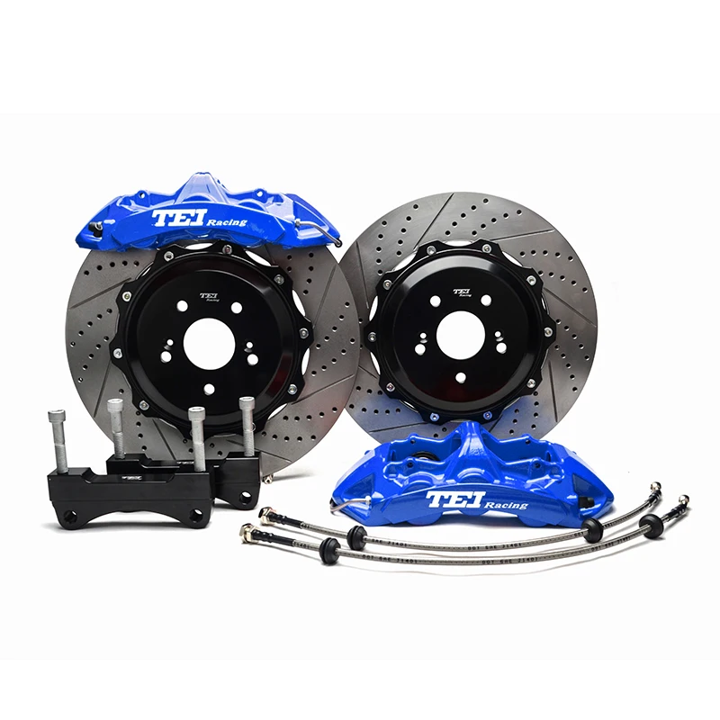 Кованые тормозного суппорта комплект 405x34 мм, суперсильные Магниты 6 поршень тормозной комплект для FORD F-150 F150 2009-2019