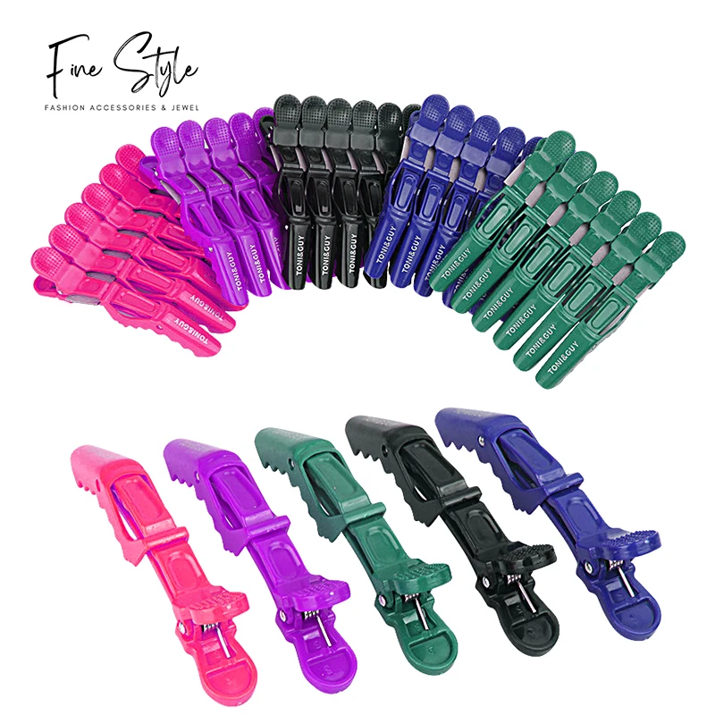 No-Trace Custom Logo Girls salon hair clip mini hairgrips hair barrettes cute plastic hair clip