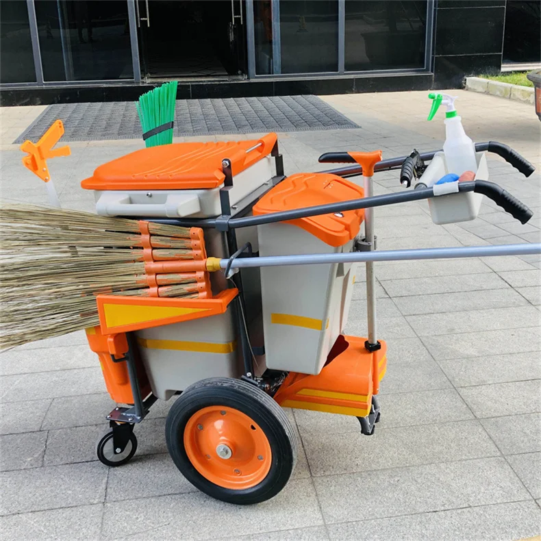 High-end Environmental Street Sanitation Vehicle Floor Cleaning Trolley Cleaning Carts