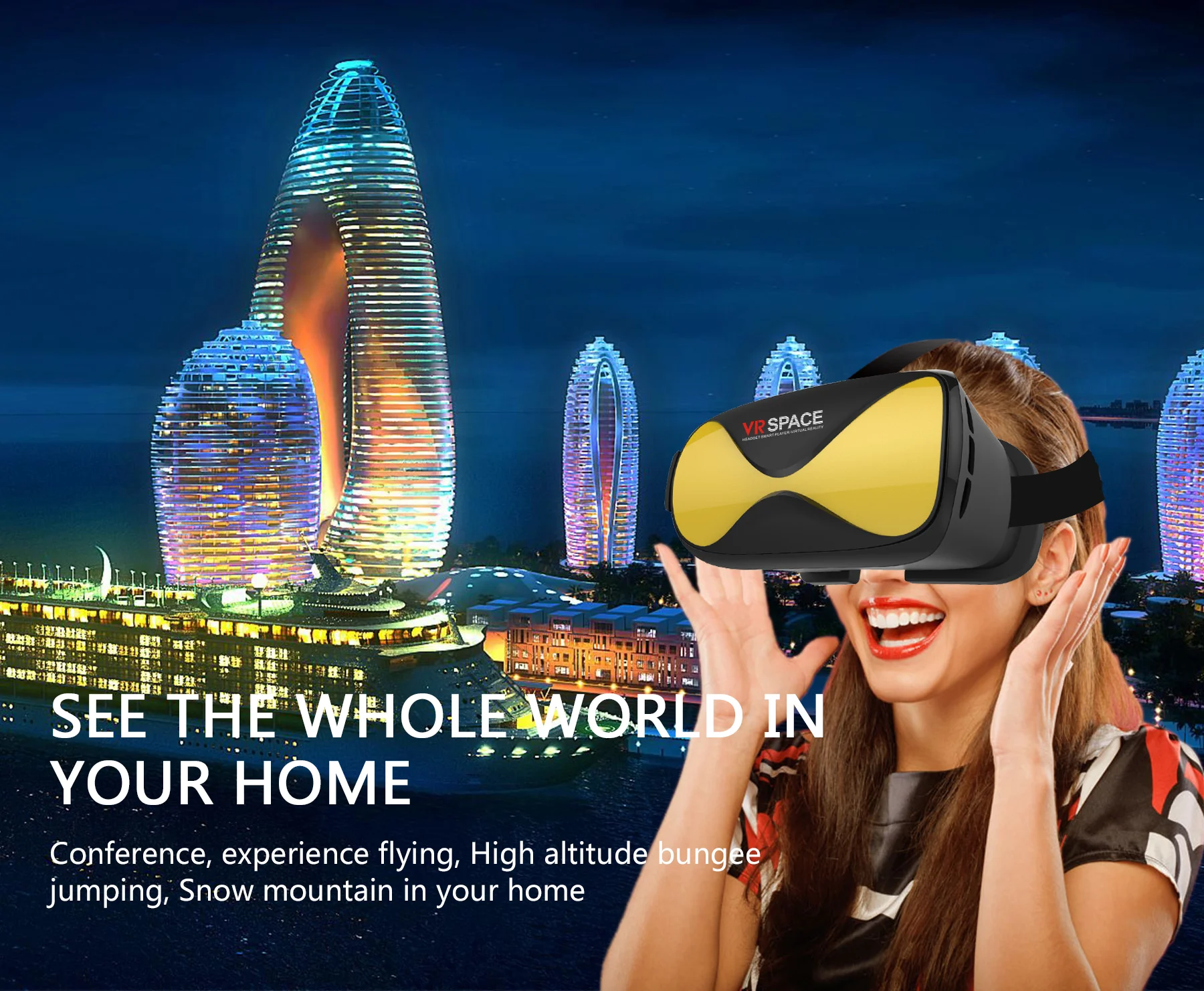  Vr виртуальной реальности чехол гарнитуры 3d очки Android гарнитура VR шлем 3D коробка для смартфонов 4 5-6 0