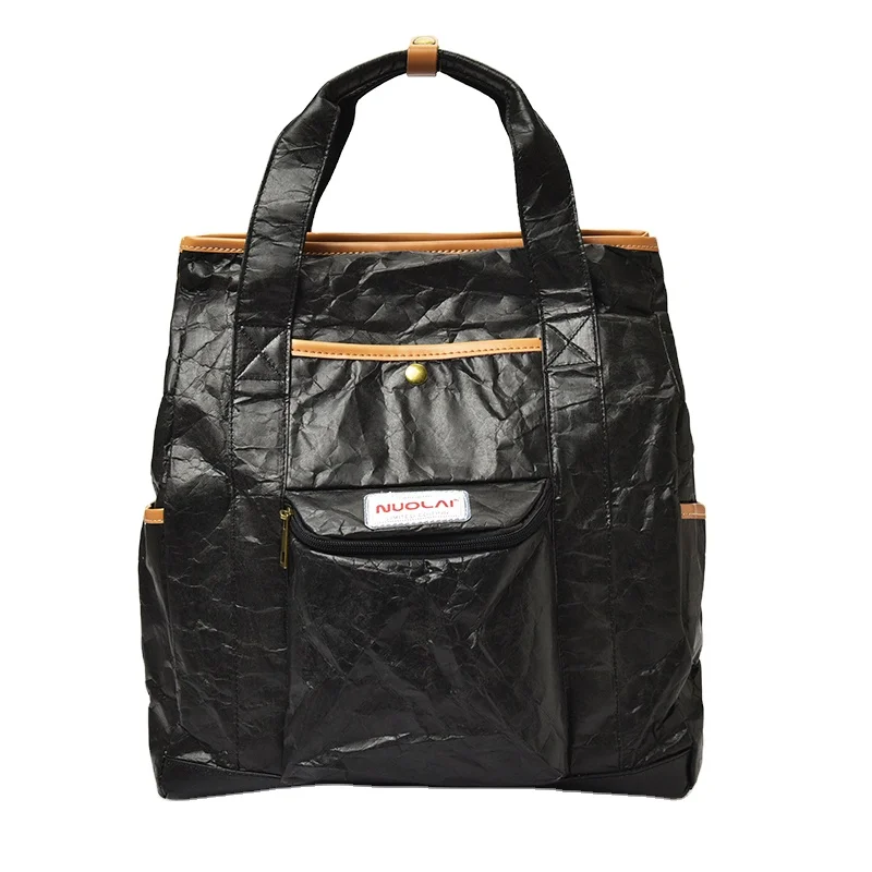 
Environmental Custom Light Weight Recycle Tyvek Paper Backpack For Teenagers School Bag 