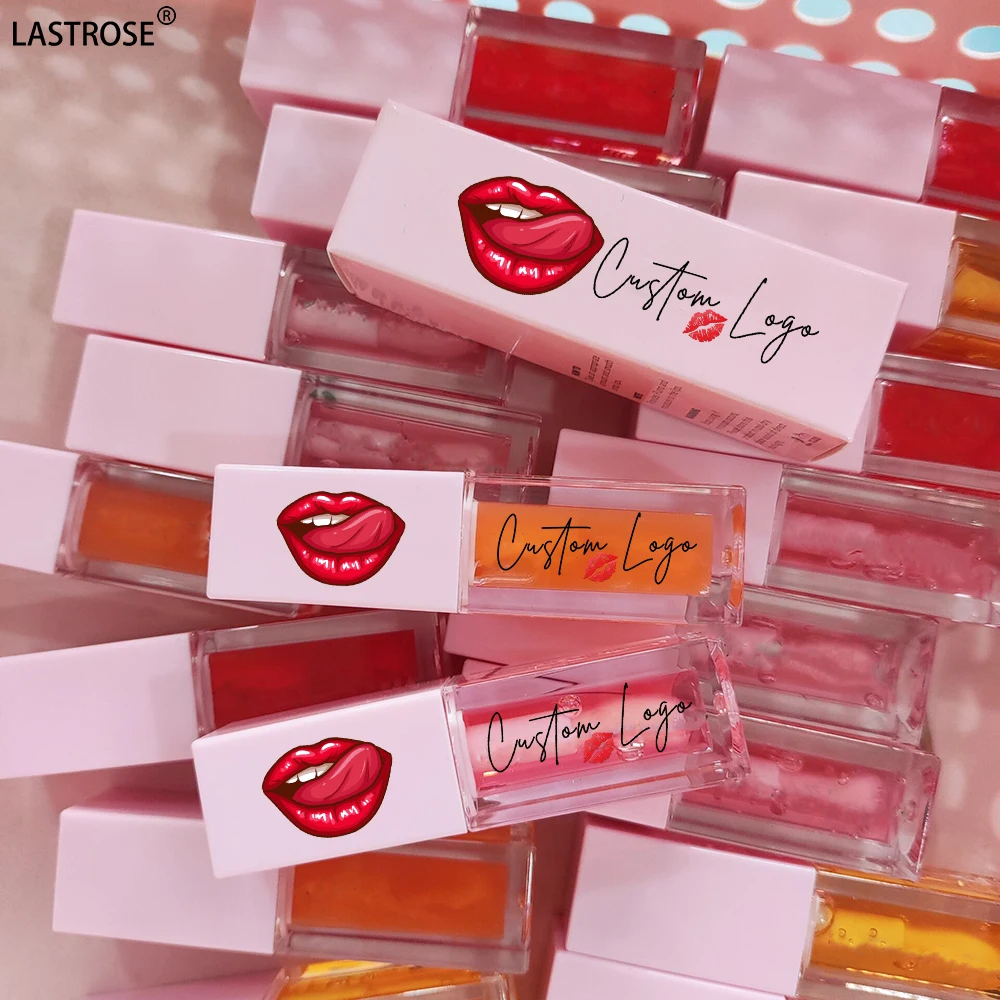 hot selling vegan lip oil fruit flavoring lip gloss long lasting moisturizing lip plumper oil