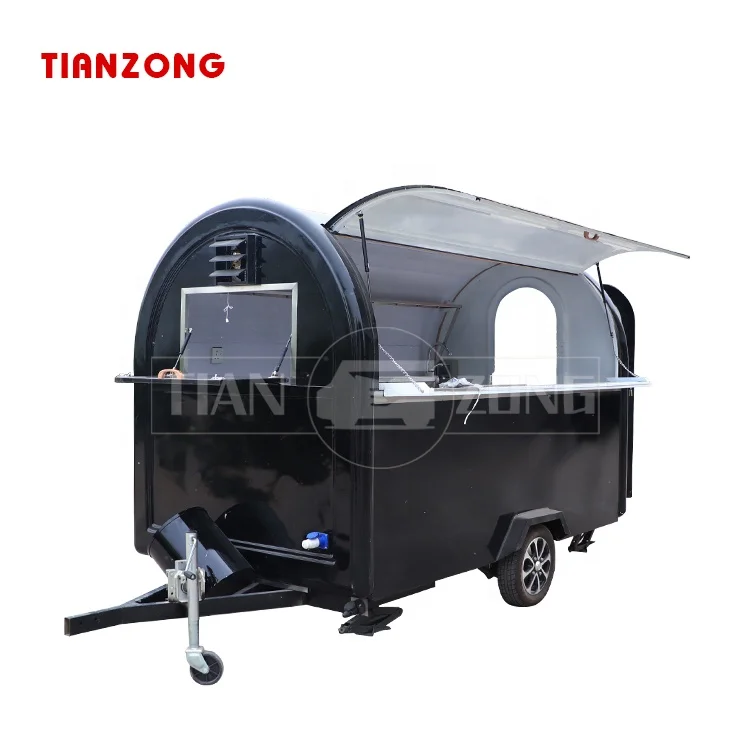 TIANZONG T32 Factory Supply Coffee Cart Mobile Food Truck Trailer coffee small food trailer  with CE ,ISO Certification