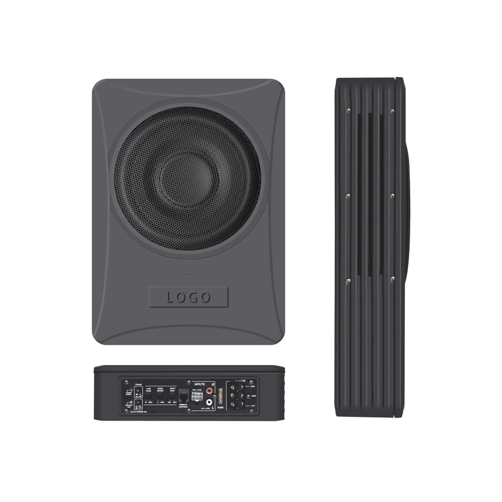 
 Новый дизайн, автомобильный сабвуфер высокой мощности и супер автомобильный сабвуфер, 8 дюймов тонкий активный под сиденьем автомобильный сабвуфер  