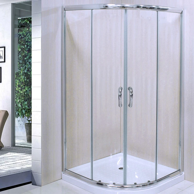 Millen Home bathroom integrated toilet shower glass dry wet separation customized bathroom tempered glass