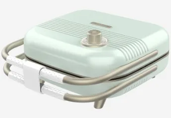 Breakfast multifunctional adjustable temperature detachable sandwich maker with 3 in 1 plate