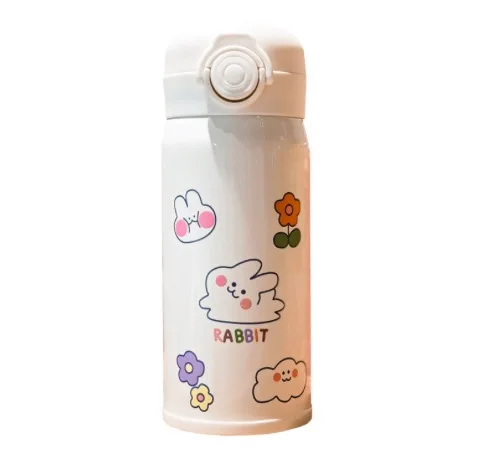 Export popular style Stainless steel vacuum Bottle flask portable Bouncing Cup outdoor sports Cup