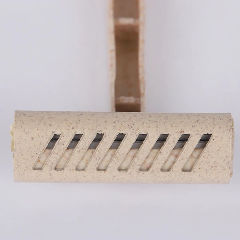 Nature pure natural wheat razor degradable two blades biodegradable disposable razor hotel shaver