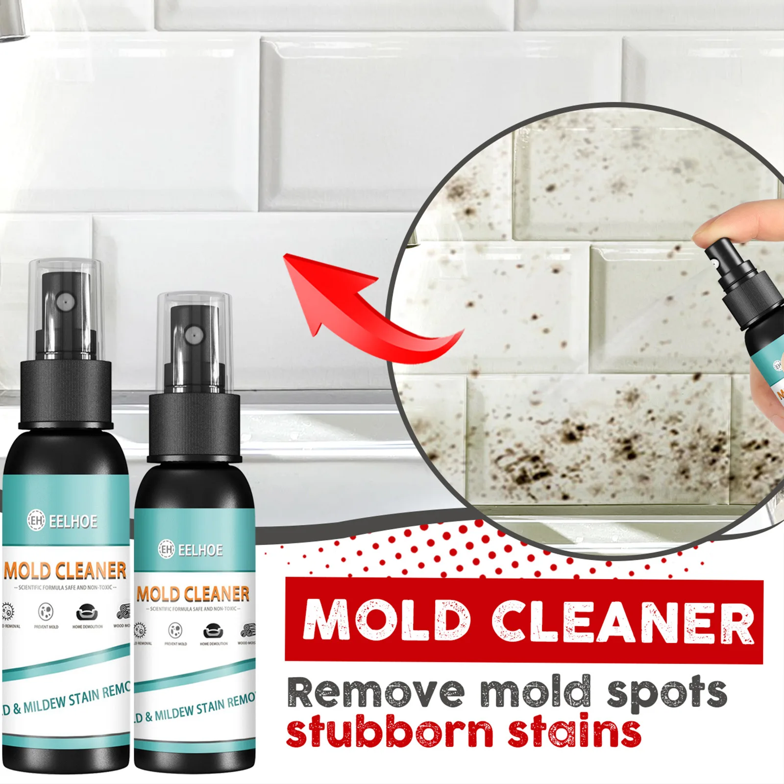 Mildew spray Furniture tile floor mildew cleaner Wall Wall mildew cleaner