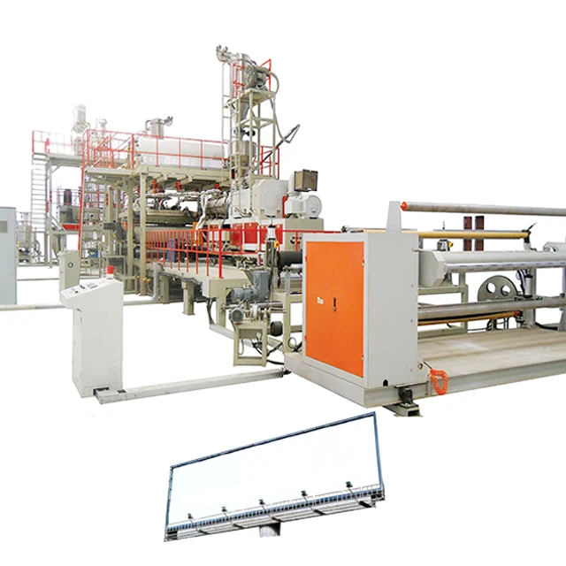 PVC flex banner production line tarpaulin making machine tpo waterproof membrane making machine automatic machinery