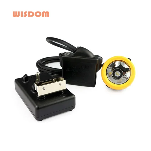 Brightest LED headlamp 16000LUX 6.6AH Li-ion battery coal mine safety equipment WISDOM KL5M headlight