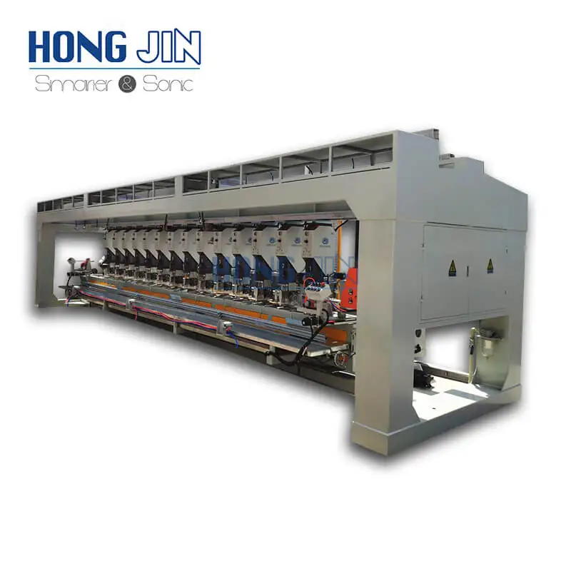 Geocell производственная линия HDPE Сварочный аппарат и двухшнековый экструдер PE punch machine Заводские ультразвуковые запасные части