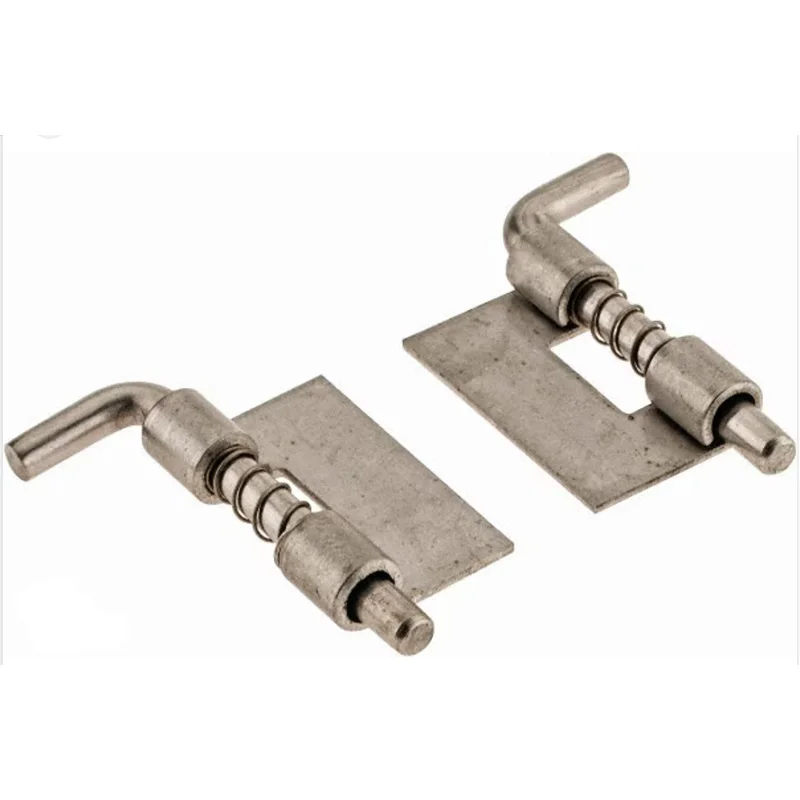 Stainless Steel Flat Pin Movable Spring Bolt Latch Hinge