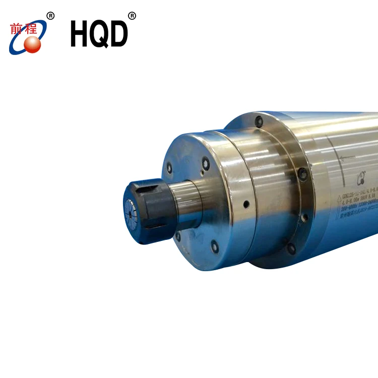HQD GDK105 3.5 ER20 105mm 3.5Kw 12.1A 21000rpm 220V 12kg cnc Water Cooled permanent power Spindle 3.5 kw