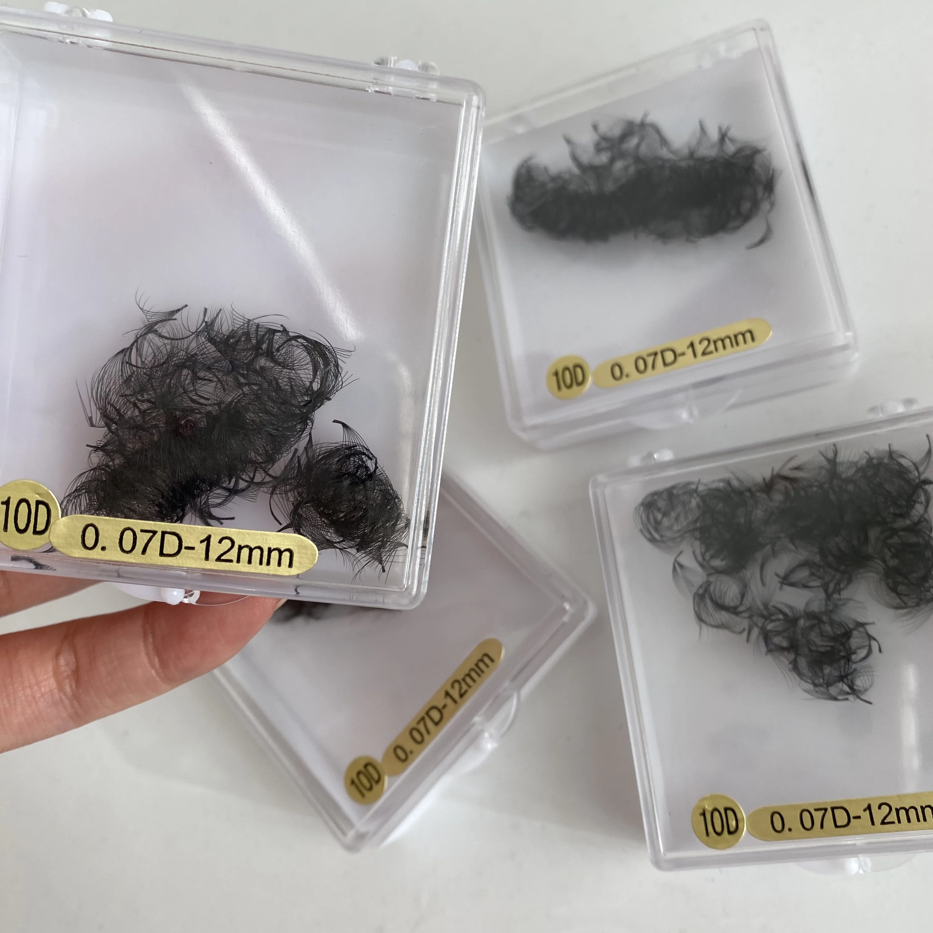 BY pre madefan loosefan0.03/0.05/0.07Eyelash dealer  soft lash trays focus lashes custom lash tray create your own brand kitlash