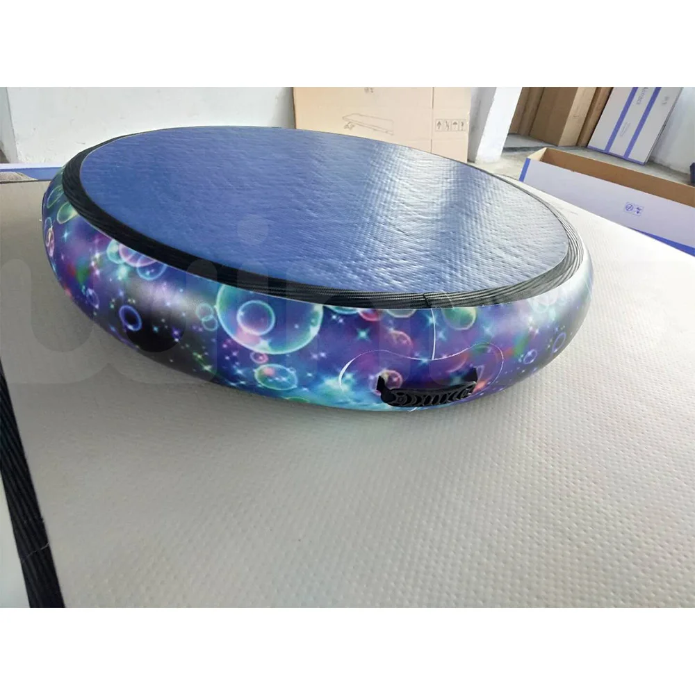 Dia40x30cm Air spot set carbon fiber edge inflatable transparent gymnastics AirSpot