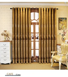 Villa European Tende Ready Made Hotel Living Room Blackout Cortin Luxury Finished Embroidery Chenille Window Curtains