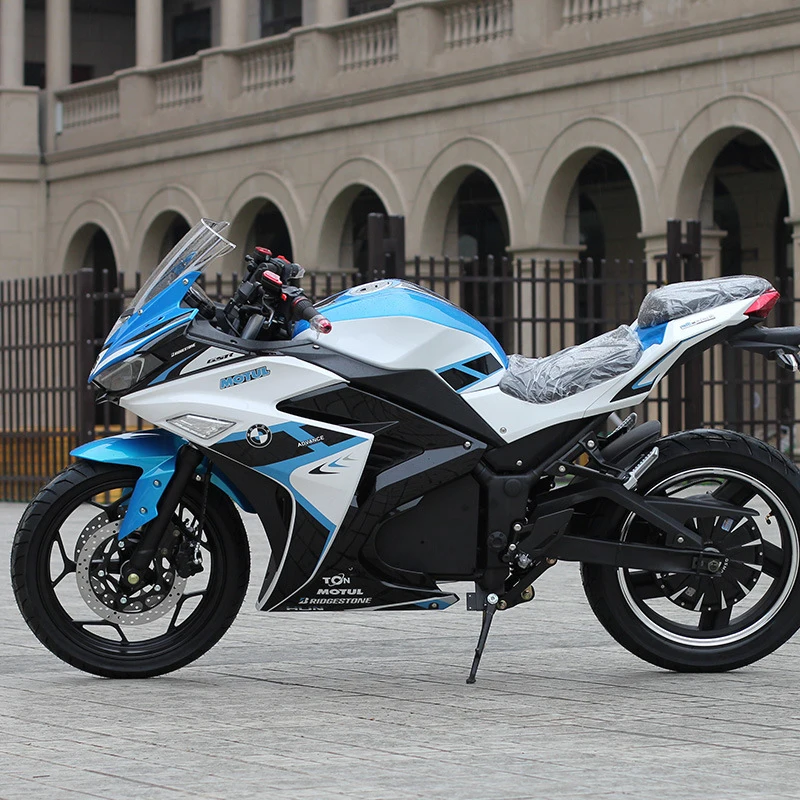 China made cheap price 2000W DC brushless motor adult two-wheel electric street legal motorcycle bike scooter motorbike for sale