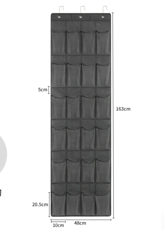 Hot sale over the door wall shoe organizer hanging organizer for storing things door hanging organizer basket storage