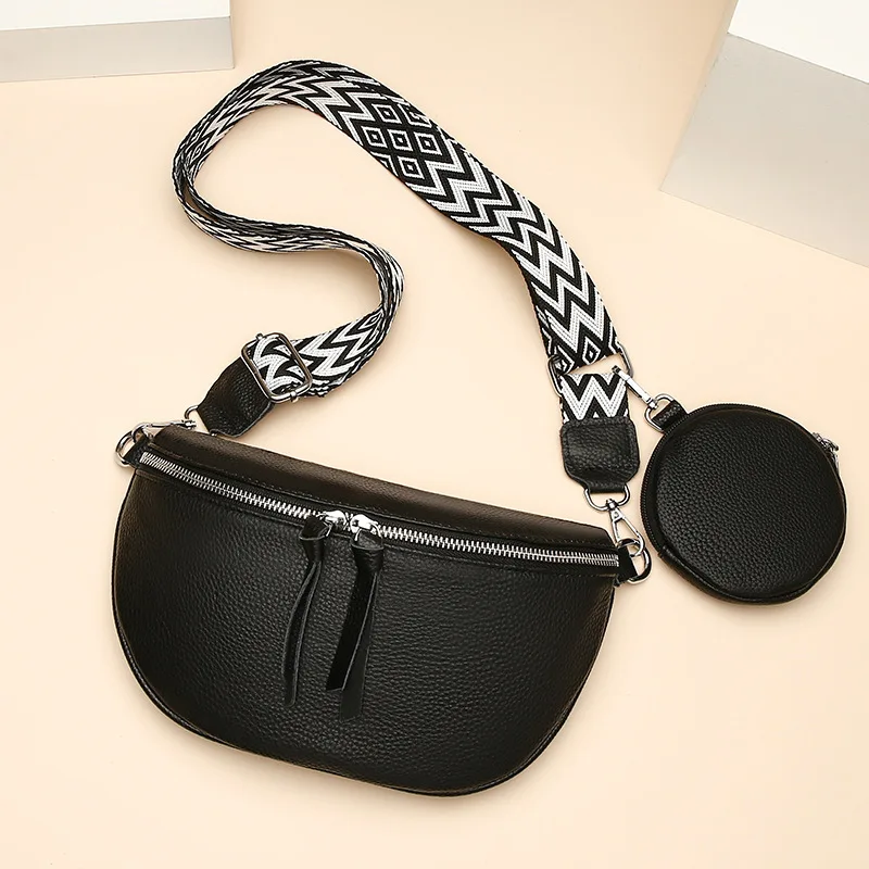 2024 New fashion casual chest bag leisure ladies shoulder bag large capacity cross body bag