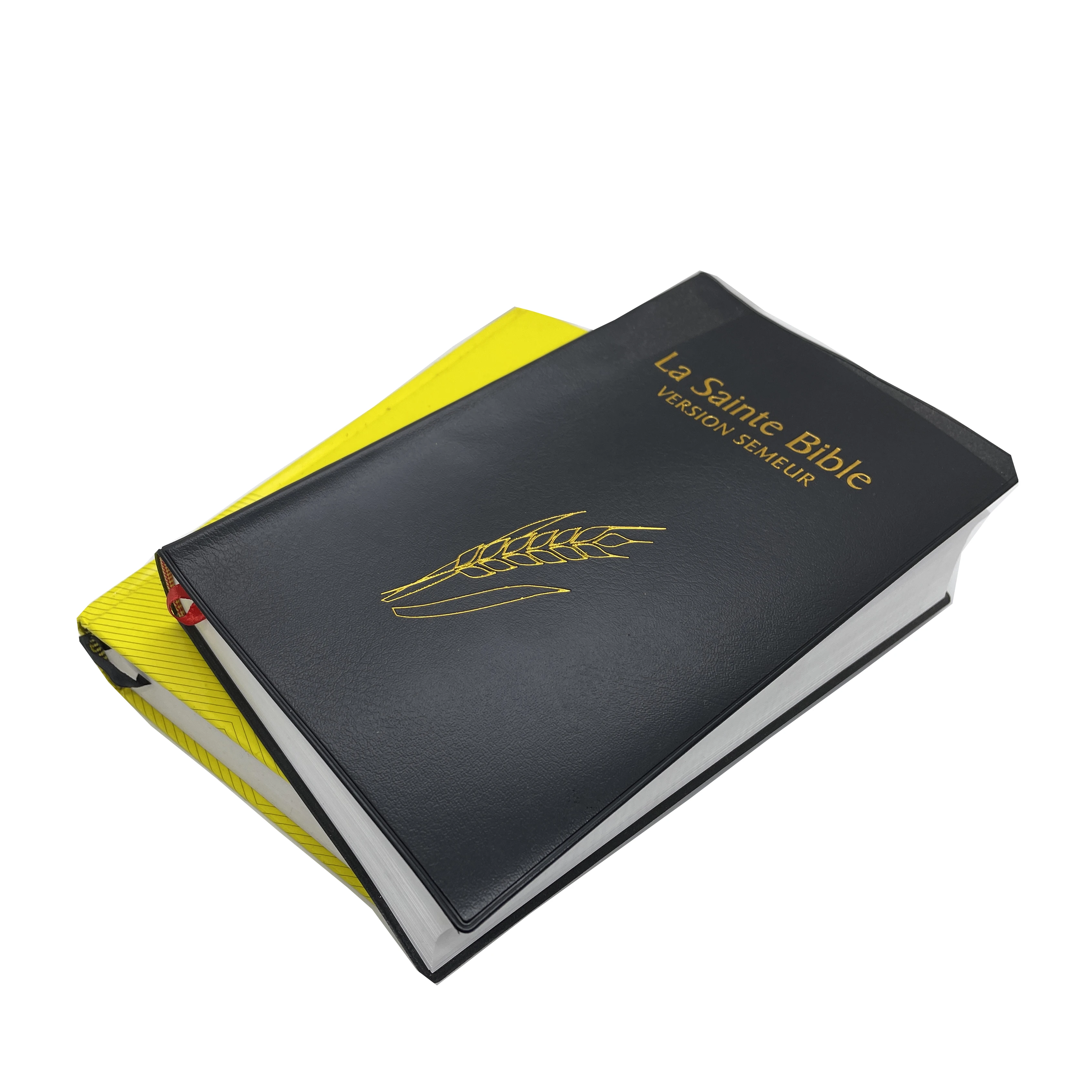 Chinese factory custom logo full color bibles new design PU leather hardcover bible hot selling  holy bible book printing