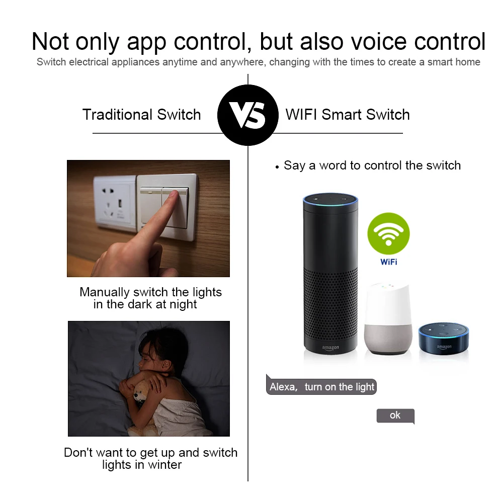 2CH Tuya Smart Remote Control Wireless Wifi Switch Module AC DC7-32V RF Receiver 10A Wifi Relay DIY