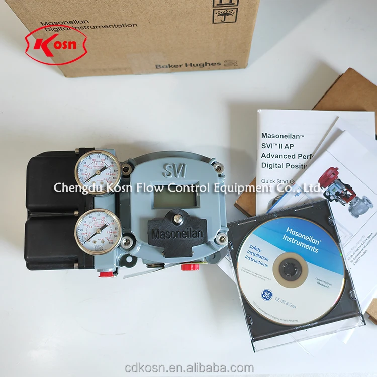 Оригинальный Masoneilan регулирующий клапан smart Digital SVI II AP серии с 4-20mA отзыв ЖК SVI2-21123121 позиционер клапана в наличии на складе