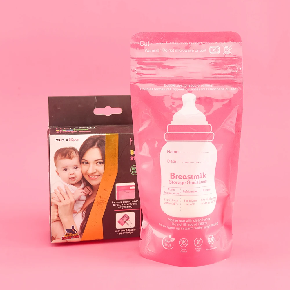Fast delivery stock 7OZ 200ml  Breast milk Storage Bag
