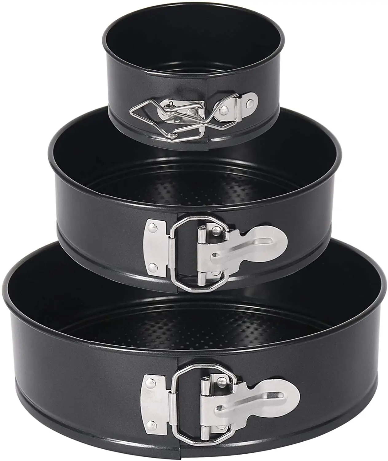 4-9 Inch Mini Springform Pan Set, Nonstick and 3 Pieces (4/7/9 Inch Available) Cake Pan/Springform Cake Tin/Cheesecake