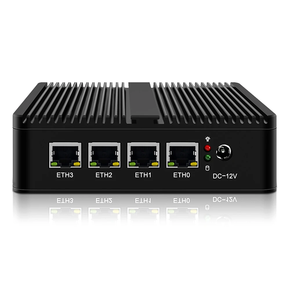 Мини-роутер J4125 без вентилятора 2 5 ГГц 4 * i225 I226 2.5GbE Nics pfSense