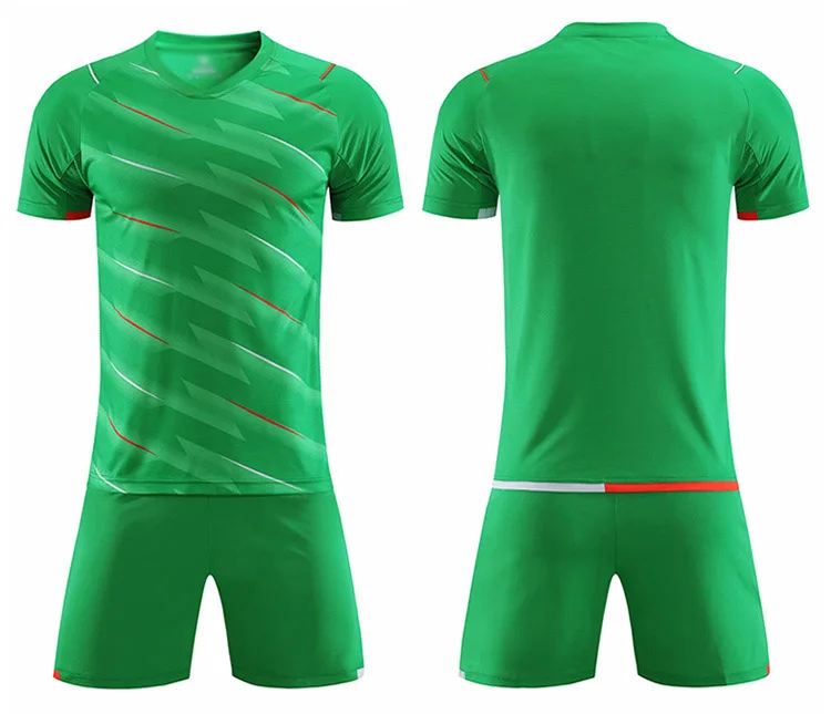 Custom kids and adults cheap popular club soccer jersey football kit Outdoor exercise and quick drying running clothes