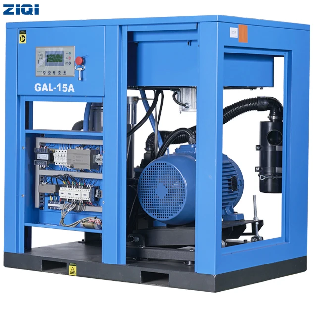 Competitive price outstanding stationary 15 kw 50 hz low pressure air-cooling screw air compressor for industrial.