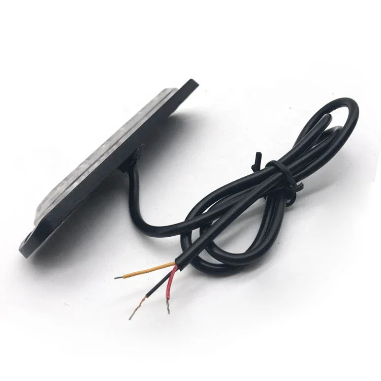 12V 24V Safety warning side light surface mount 6LED super slim LED mini strobe light for car truck