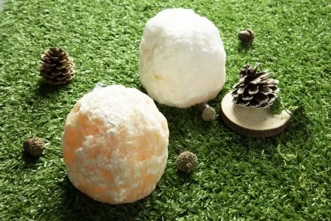 Customizable 3000k Salt Lamp Himalayan Battery Powered Wireless Led Night Light