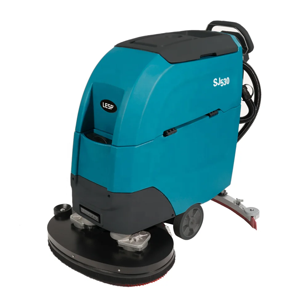 Intelligent Ride-On Floor Scrubber Machine Trade with Disc Brush Dryer