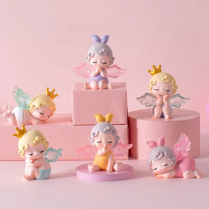 Custom Figurine Souvenir Baby Angel Figurine Kids Gifts Guardian Angel Figurine