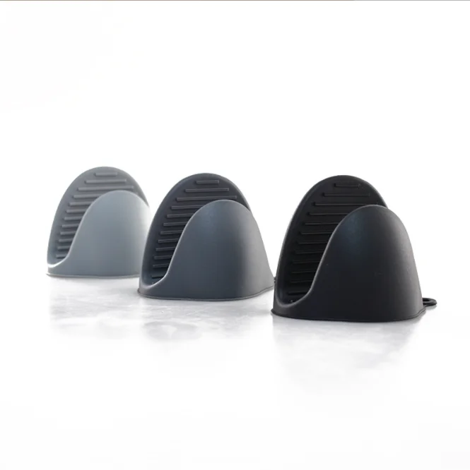 Anti-Scalding and Non-Slip Food Grade Silicone Gloves Mini Oven Gloves Silicone Heat-Resistant Finger Mitts