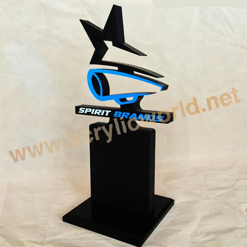 Custom acrylic award/ medal/acrylic trophy manufacturer acrylic trophy block