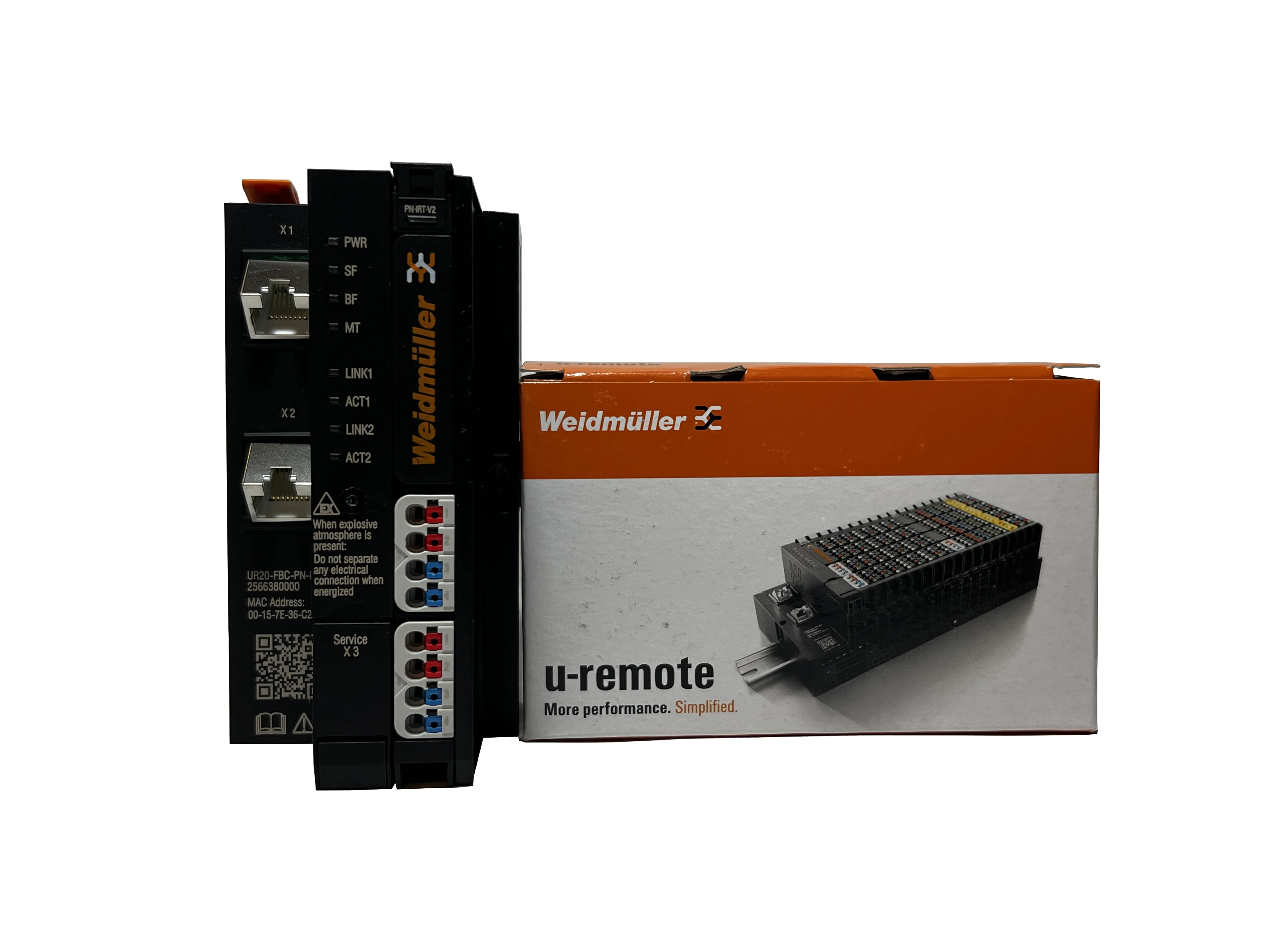 Weidmuller UR20-FBC-PN-IRT-V2 Remote I/O высокой точности