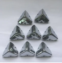 Eco friendly durable brass fan shaped corners for box