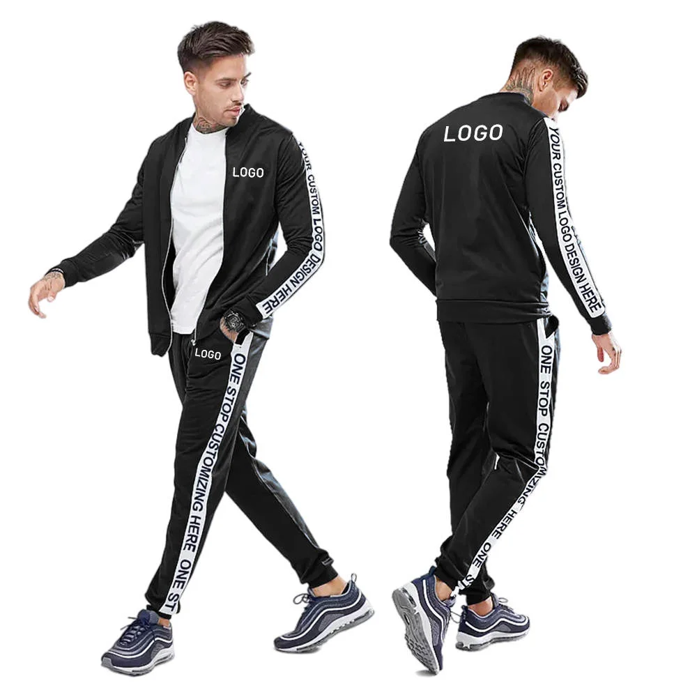 Neon Male Solid 2 Pieces Sets Tracksuit Men Brand Couple Wear Casual Autumn Winter Hooded Sweatshirt + Drawstring Jogging Pants