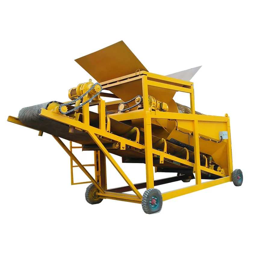 Different soil screening methods equipment