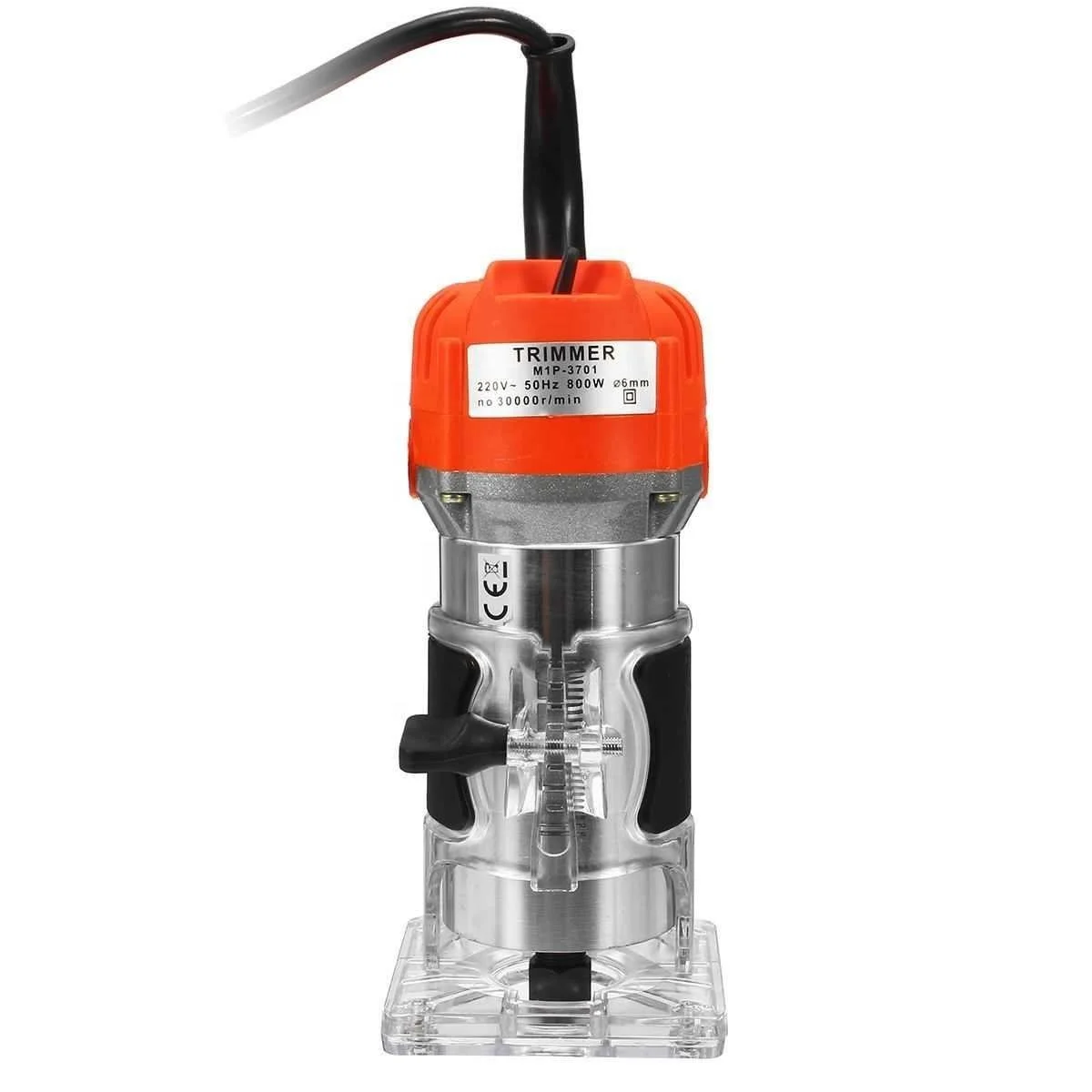 220V 800w Woodworking Electric Trimmer 30000r/min Slotting Trimming Machine Trimmer Milling Engraving Power Tools DIY