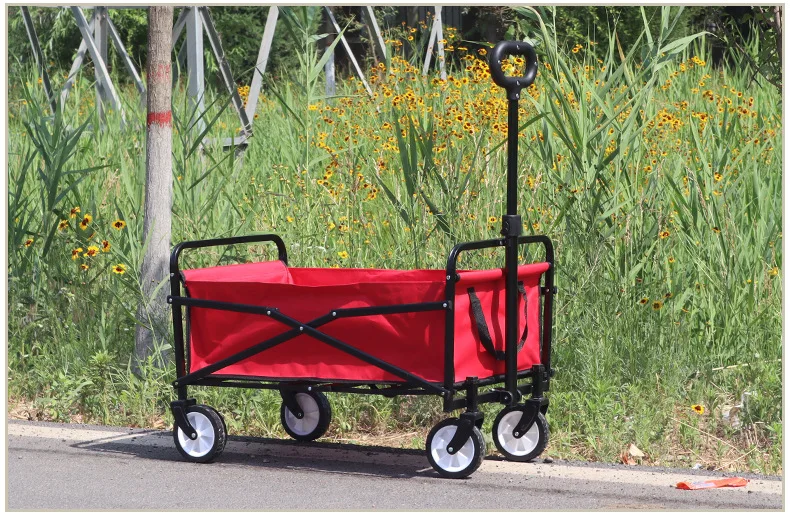 Heavy Duty Multifunction Collapsible Foldable Garden Outdoor Beach Trolley Utility Folding Wagon Camping Cart